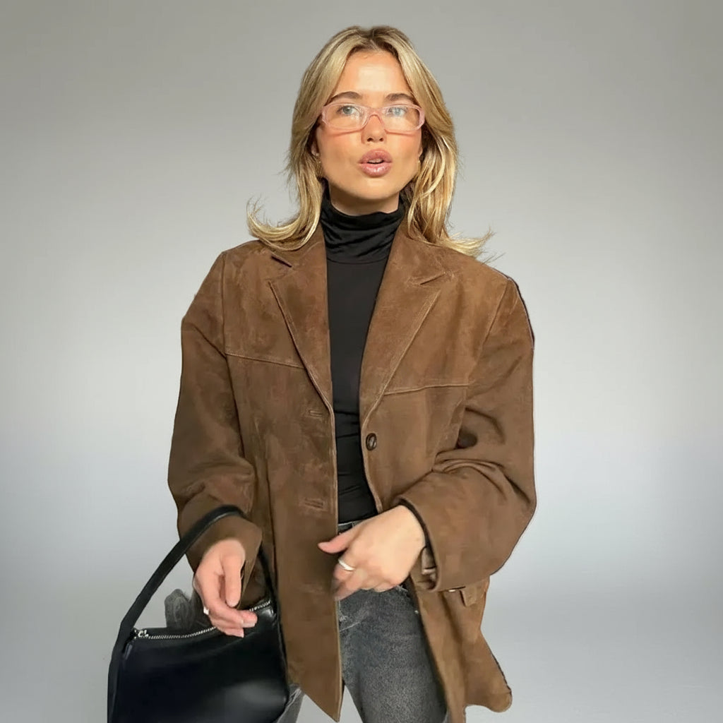 Button-Front Jacket with Flap Pockets