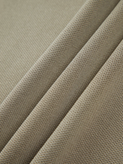 Sleeveless High-Neck Knit Top with Structured Cap Sleeves