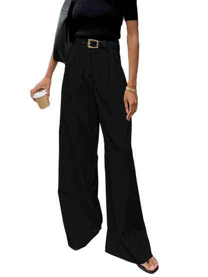 Wide-Leg High-Rise Pants