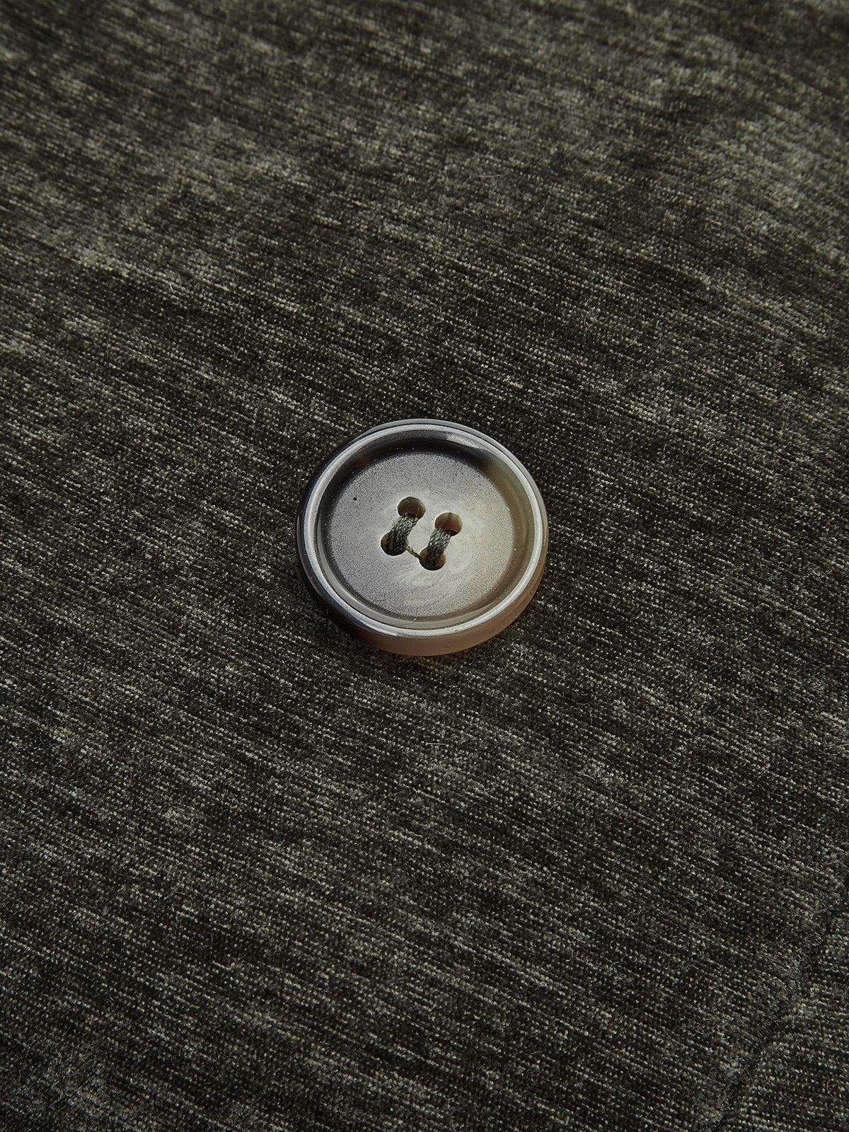 Velvet Blazer with Structured Shoulders and Button Front