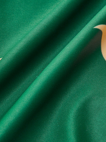 Bird-Print Cutout Swimsuit with Removable Padded Cups and Pull-On Design