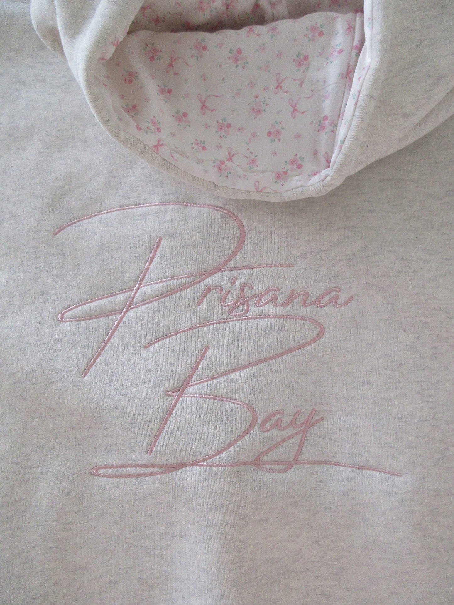 Overhead Hoodie with Drawstring Hood and Ribbed Hem