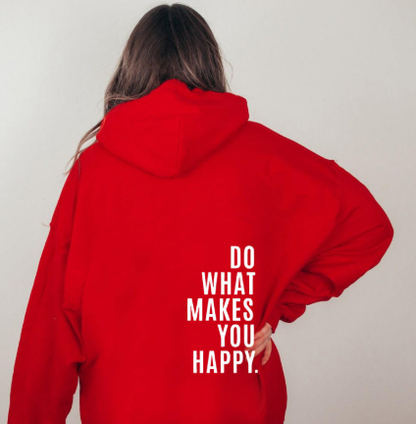 Oversized Hoodie with Slogan Print