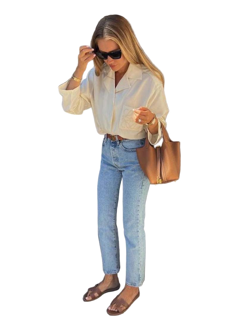 Structured Pebbled Bucket Bag with Gold-Tone Lock Closure