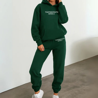 Two-Piece Hoodie and Jogger Set